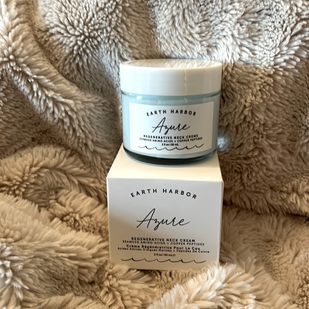 Earth Harbor AZURE Regenerative Neck Crème - 2 fl oz - NIB
